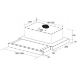 Cristal 尼斯 T90ES 90cm 拉趟式抽油煙機